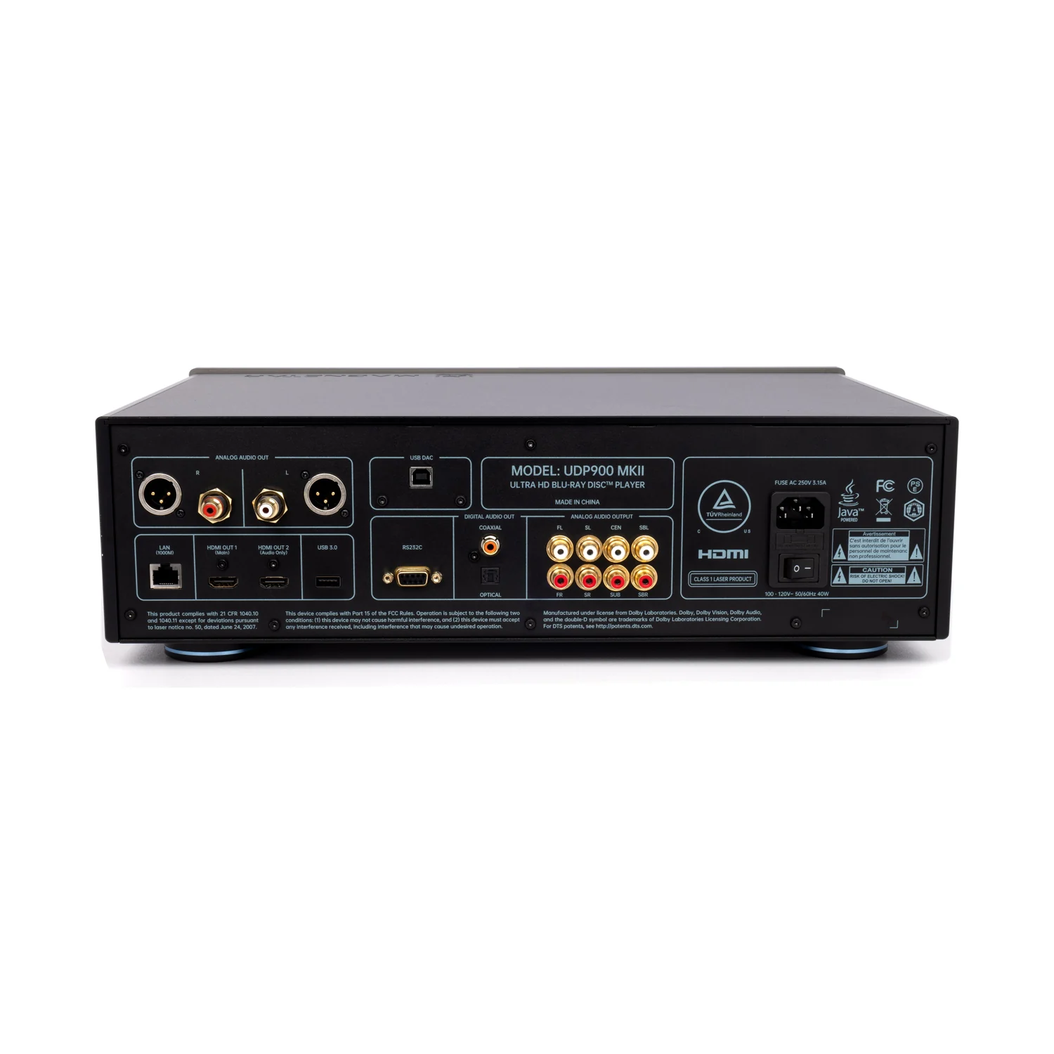 Magnetar UDP900 MKII 4K-UHD-Blu-ray-Player in Schwarz