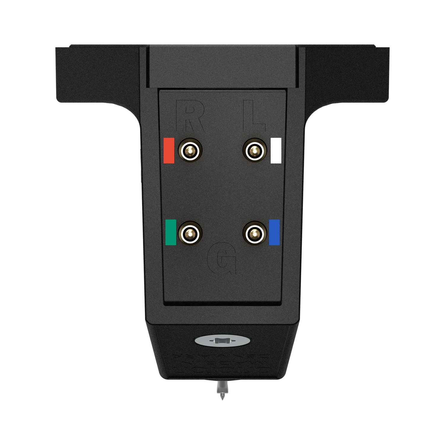 Ortofon MC X10 Tonabnehmer, Anschlussfeld mit Farbkennzeichnung