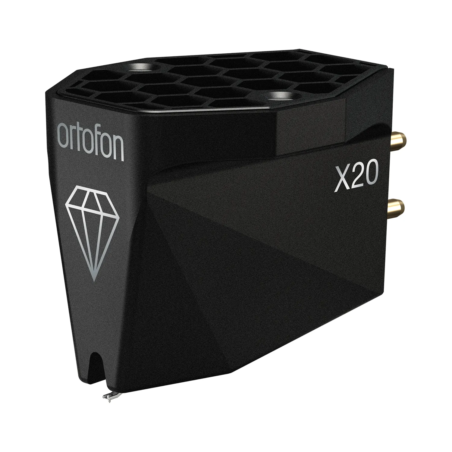 Ortofon MC X20 Tonabnehmer, Ansicht von schräg vorn