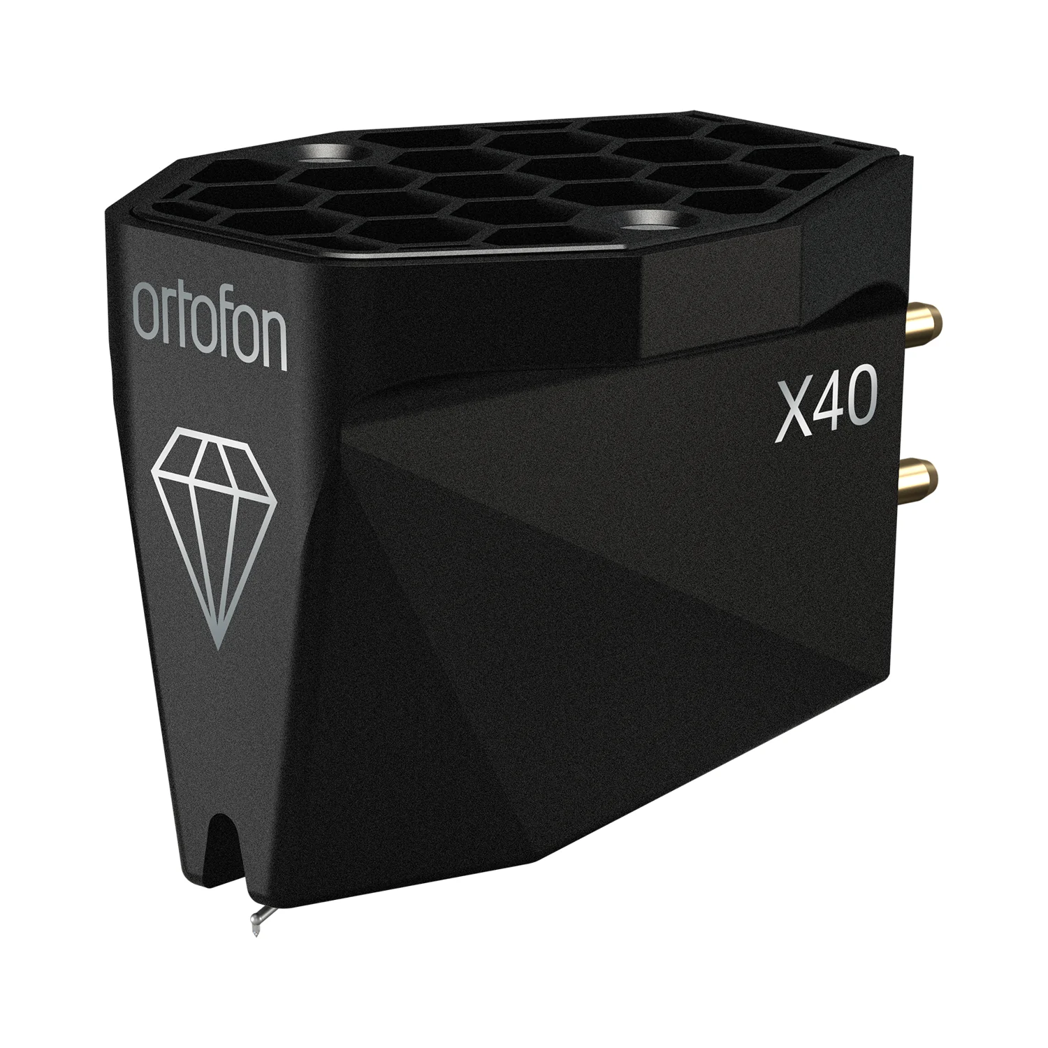 Ortofon MC X40 Tonabnehmer, Ansicht von schräg vorn