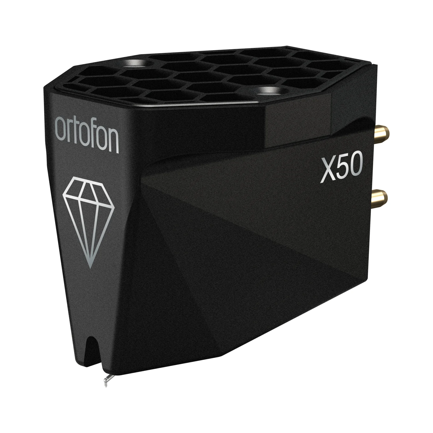 Ortofon MC X50 Tonabnehmer, Ansicht von schräg vorn