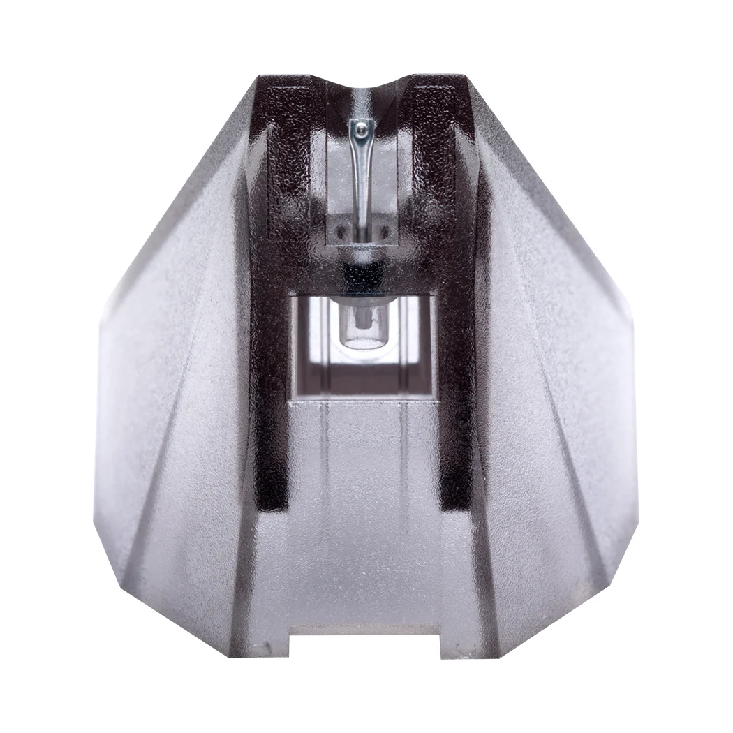 Ortofon Stylus 2M Silver Ersatznadel, Ansicht von vorn mit Nadelträger