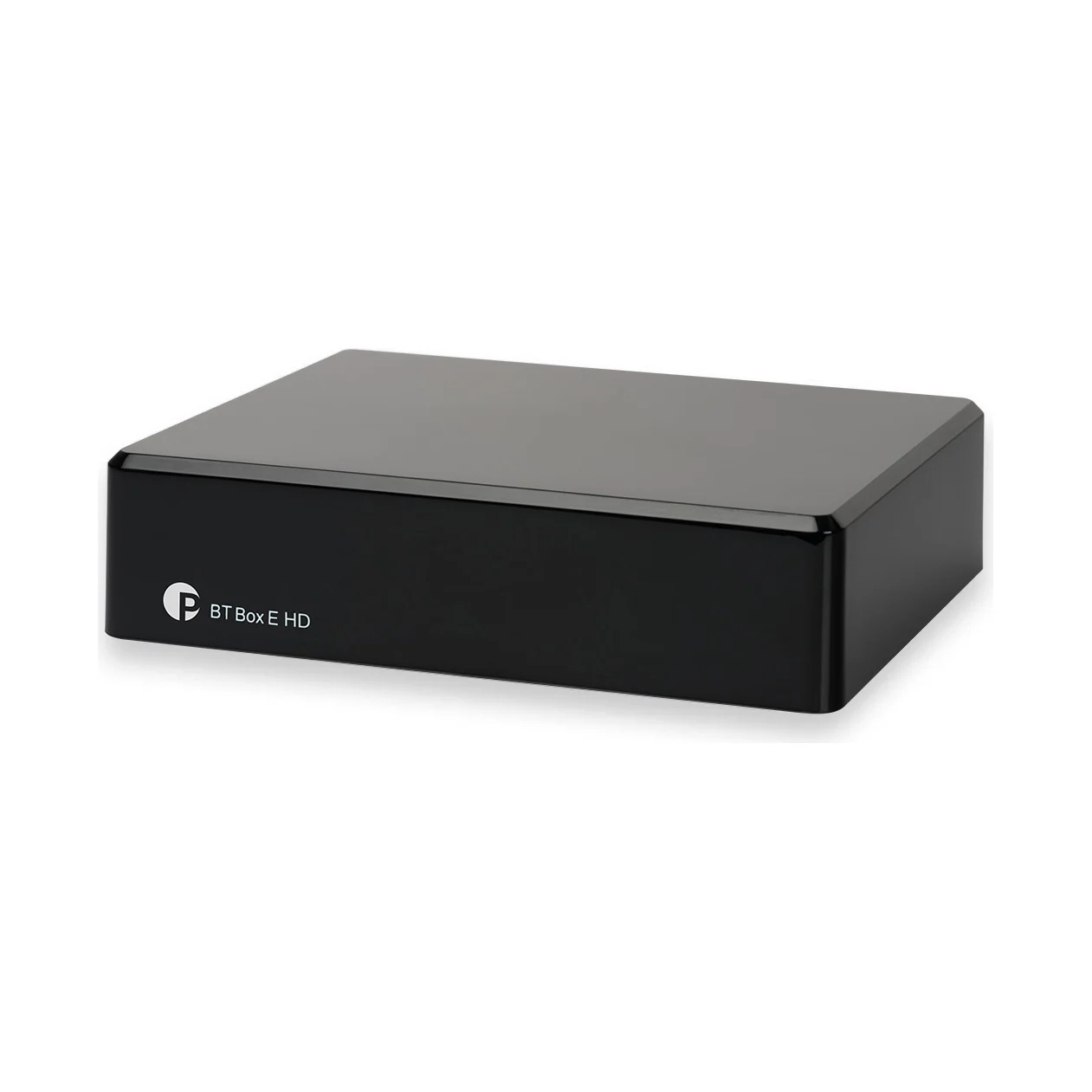 Pro-Ject BT Box E HD Bluetooth-Empfänger in Schwarz, Frontansicht