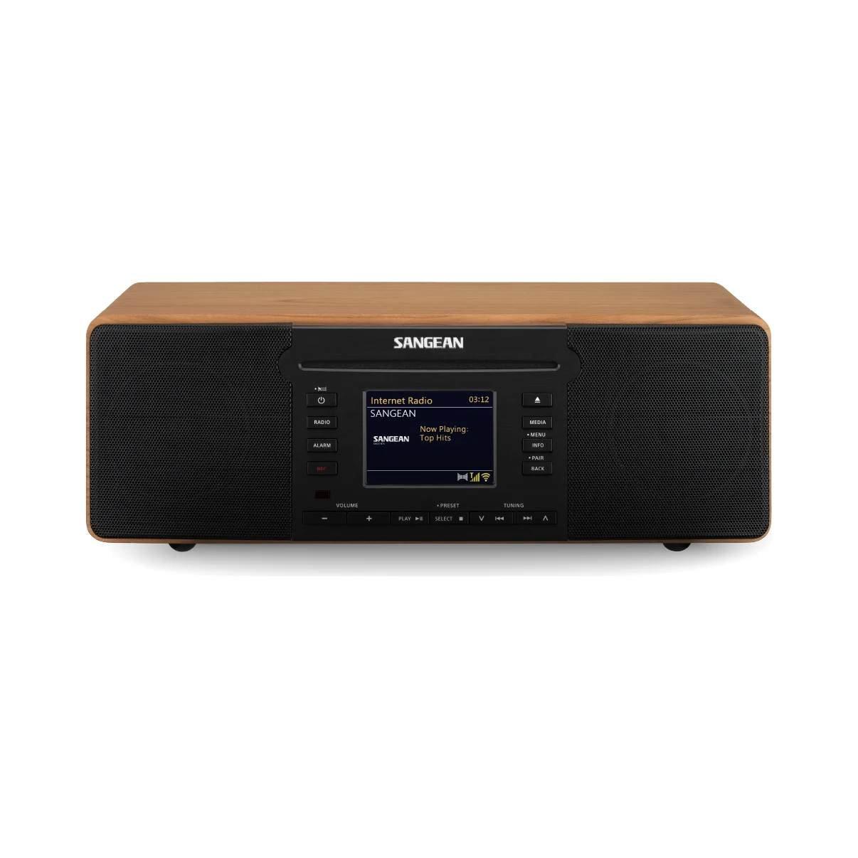Sangean ddr 66bt walnut 1