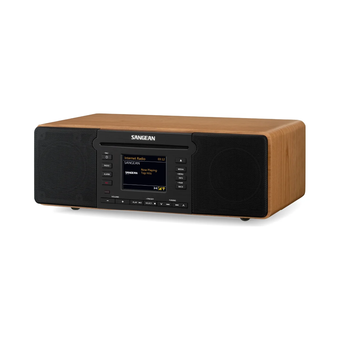 Sangean ddr 66bt walnut 2