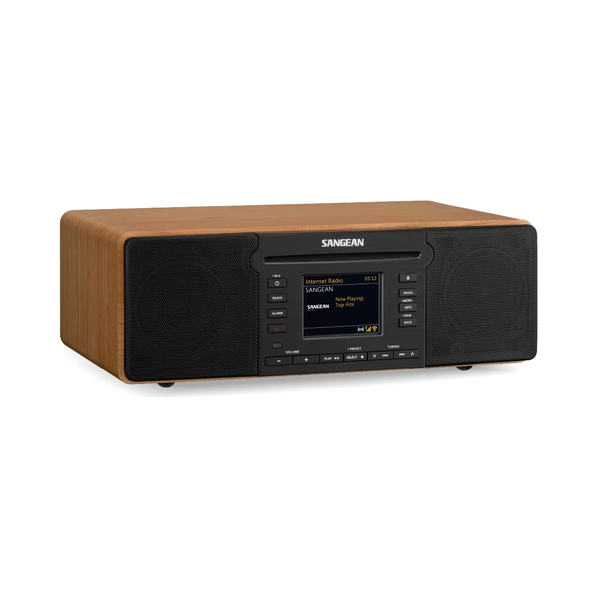 Sangean ddr 66bt walnut 3