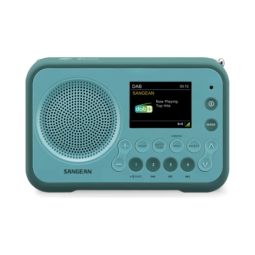 Sangean dpr 76bt light blue 1