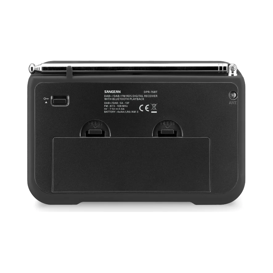 Sangean dpr 76bt metal grey 3
