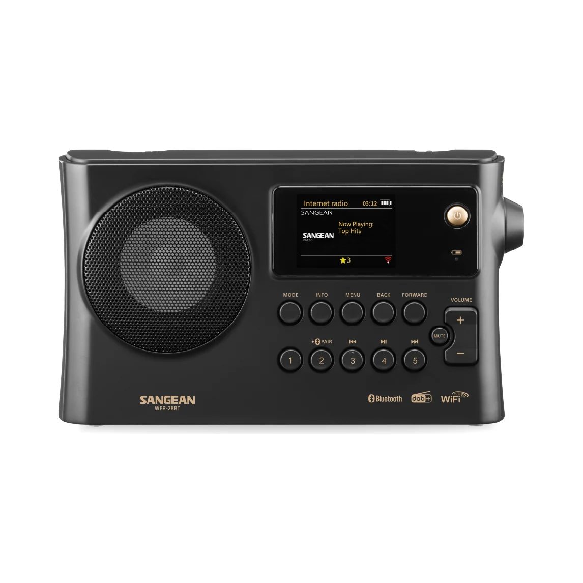 Sangean wfr 28bt black 1
