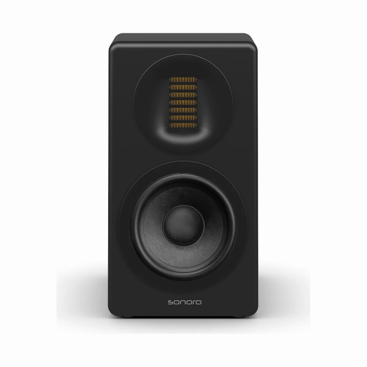 sonoro ORCHESTRA Slim Gen. 2 in Schwarz matt ohne Abdeckung, mit AMT-Hochtonöner