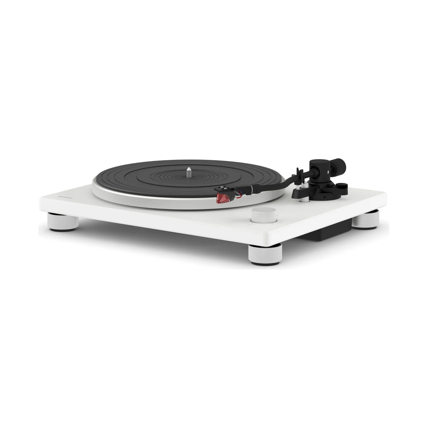 sonoro PLATINUM Automatic EAS in Weiss matt mit Silber, Ansicht von vorn rechts