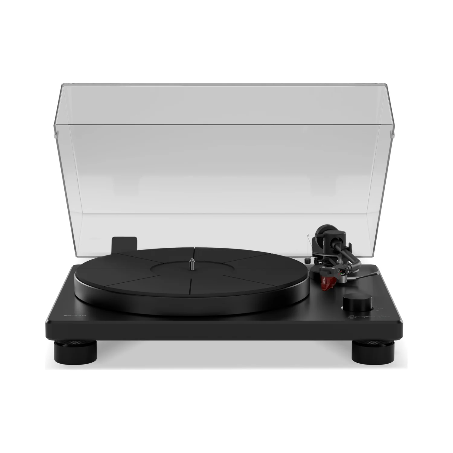 sonoro PLATINUM Signature in Schwarz matt, schräg von vorn