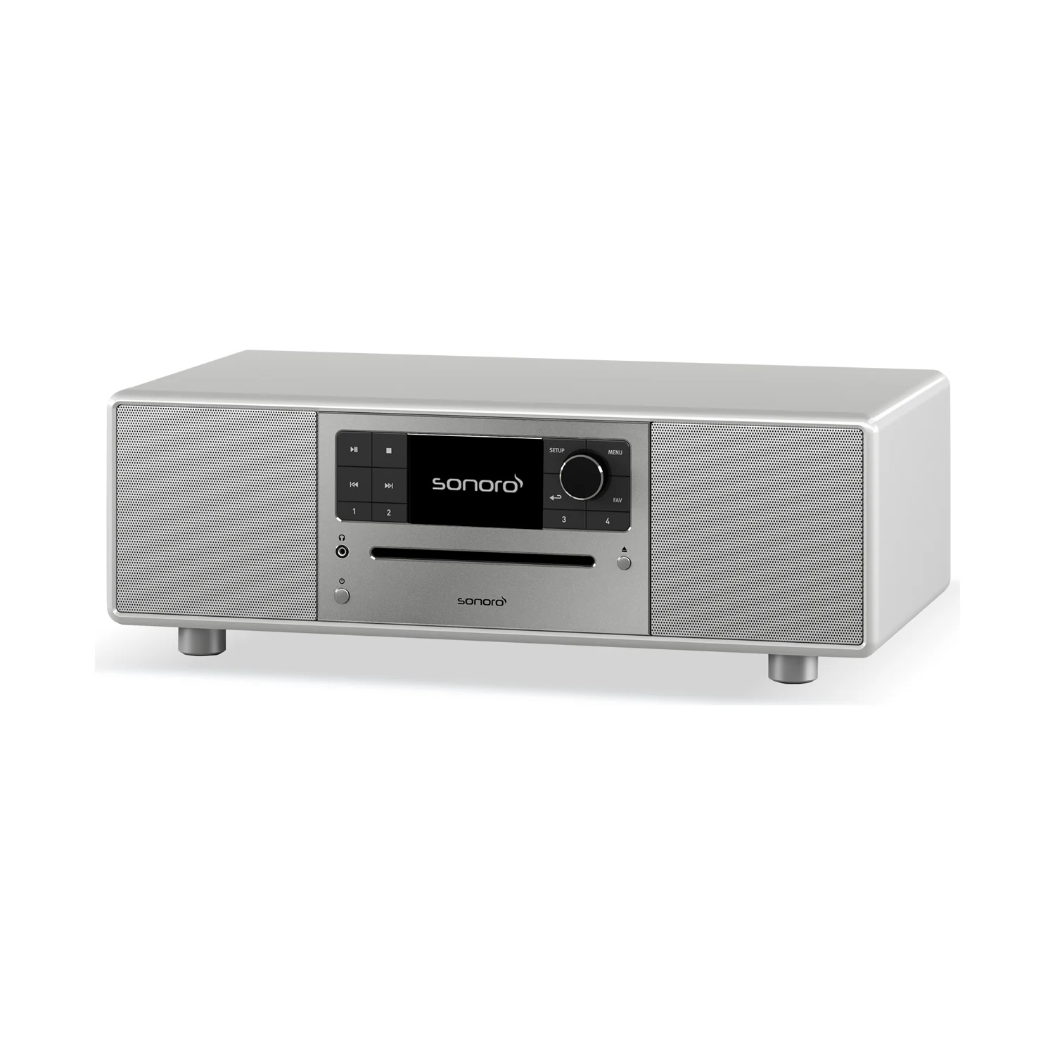 sonoro PRESTIGE in Silber hochglänzend, Ansicht von vorn
