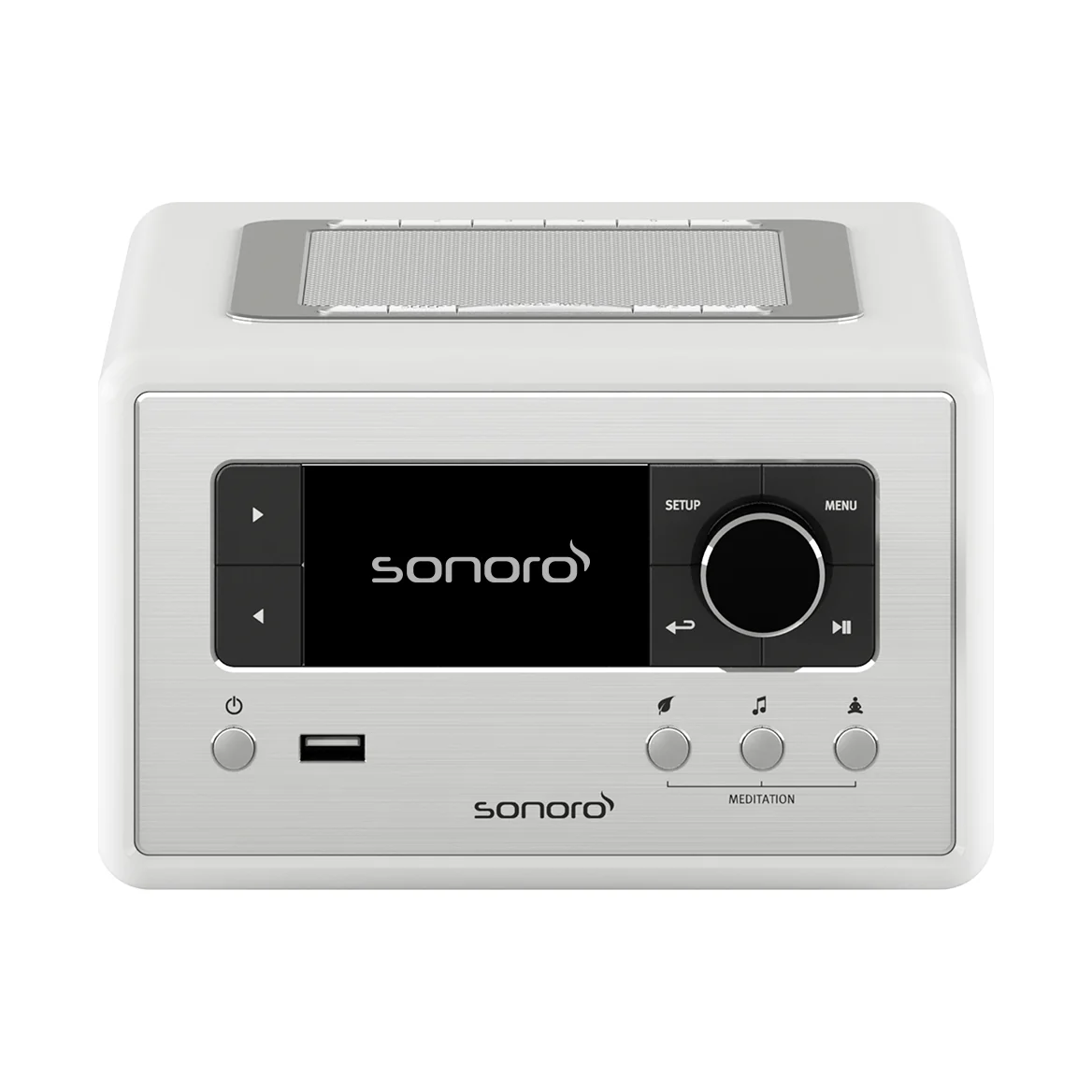 Sonoro relax weiss hochglaenzend 1