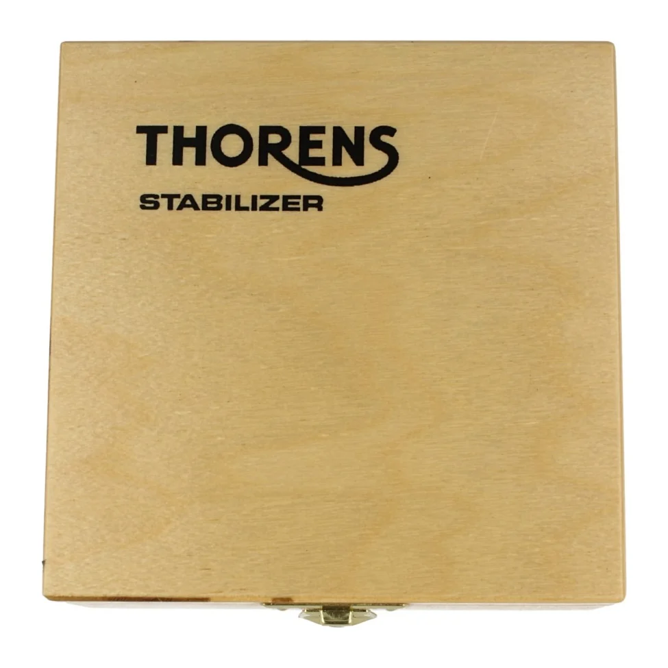 Thorens Stabilizer Chrom in der Holzbox