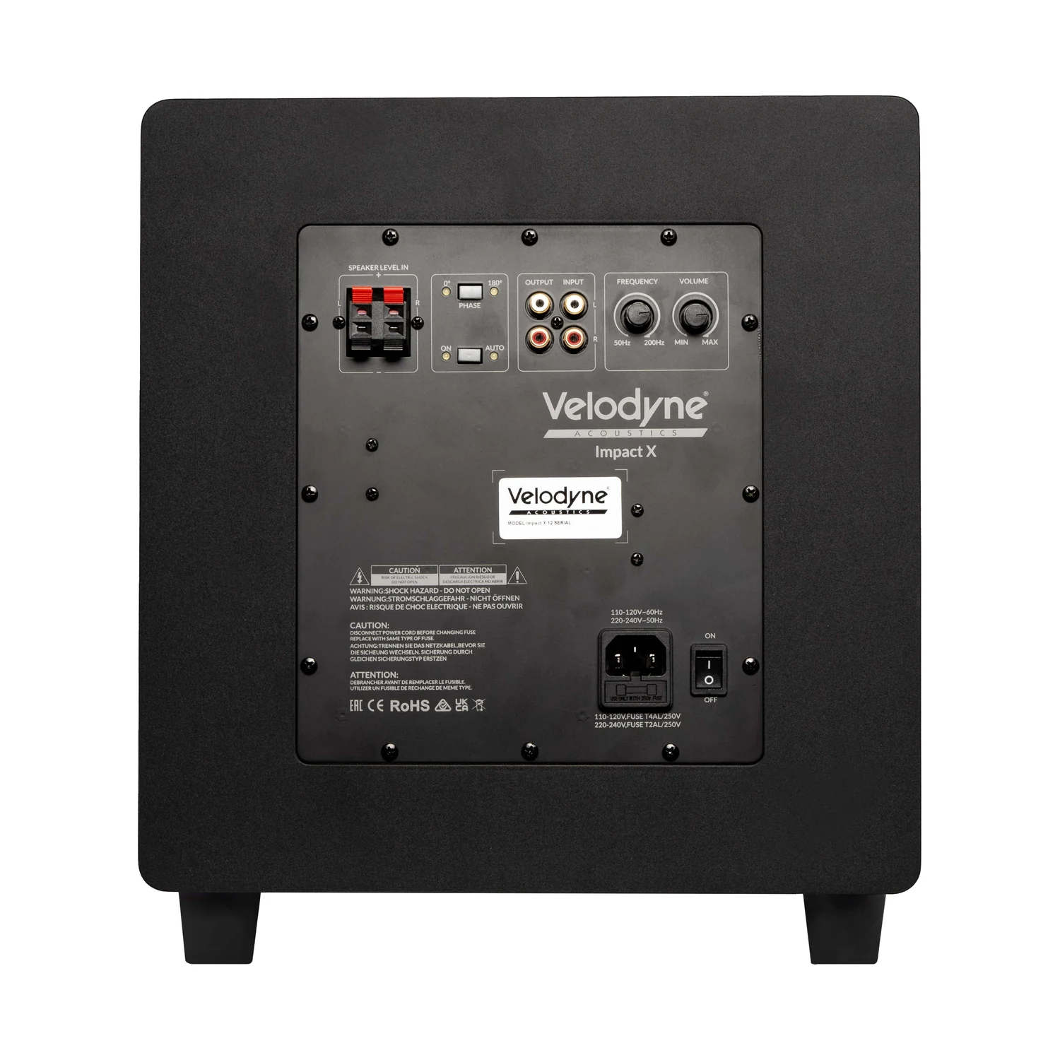 Velodyne Acoustics Impact X 10 Schwarz matt