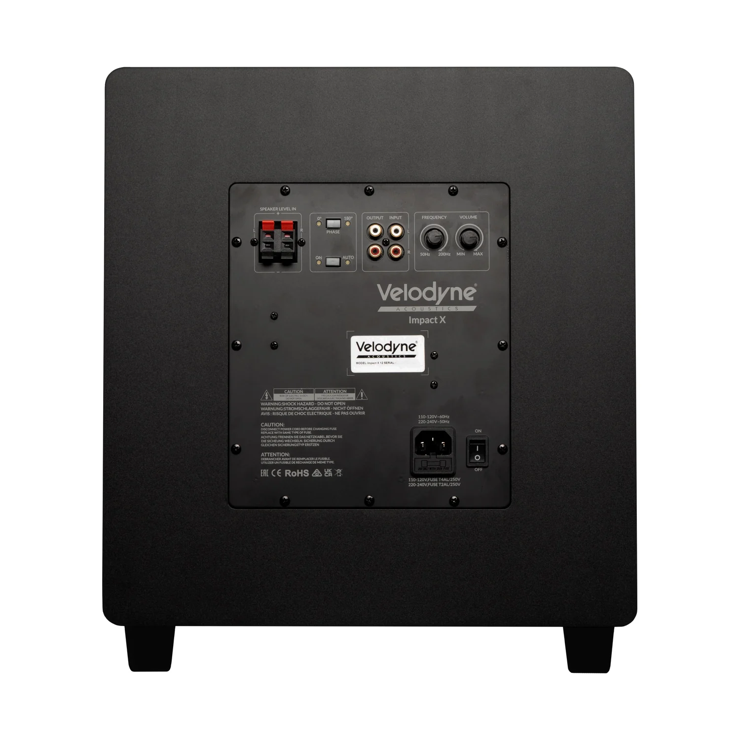 Velodyne Acoustics Impact X 12 Schwarz matt