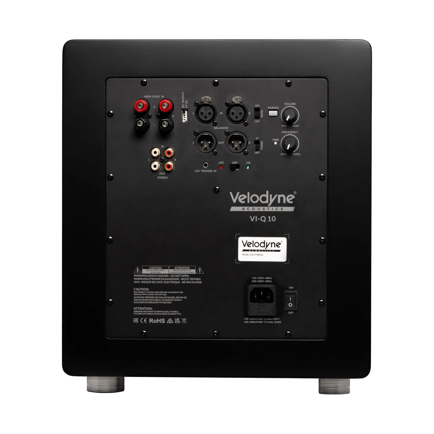 Velodyne Acoustics VI-Q 10 Schwarz matt