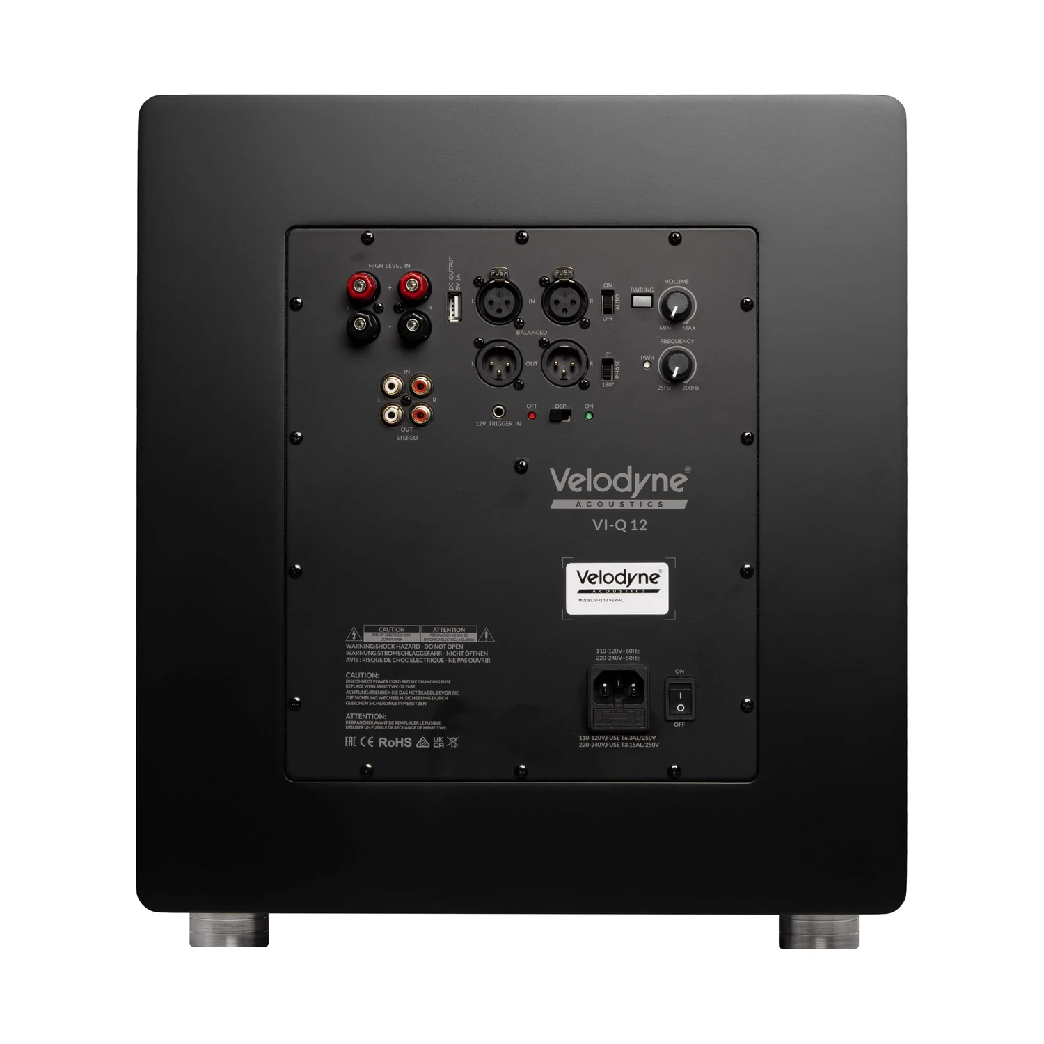 Velodyne Acoustics VI-Q 12 Schwarz matt