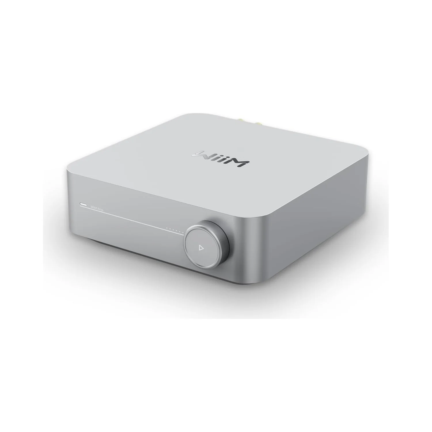 WiiM Amp Streaming-Verstärker in Silver (silber), Ansicht von schräg vorn