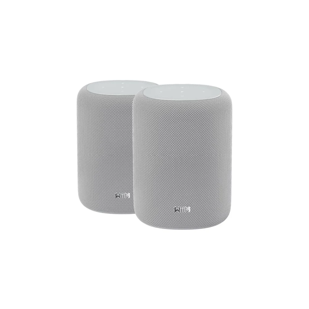 WiiM Sound Lite Doppelpack in White (weiss), zwei Aktivlautsprecher als Stereopaar