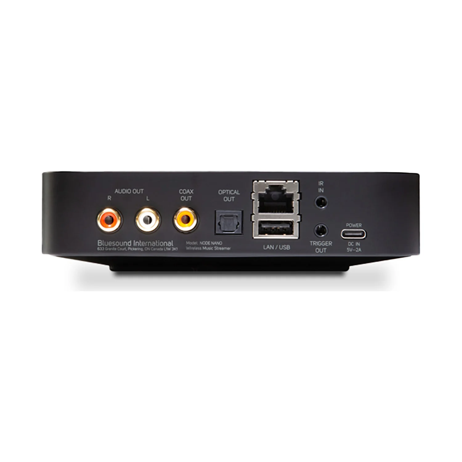 Bluesound Node Nano in Schwarz