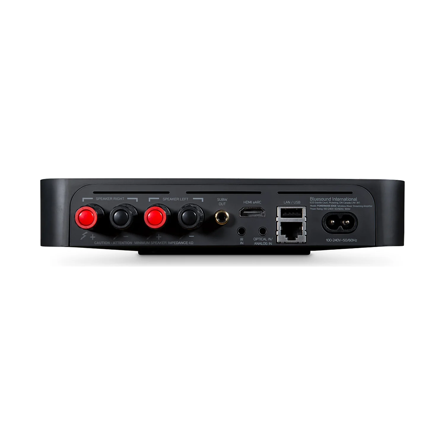 Bluesound Powernode Edge in Schwarz