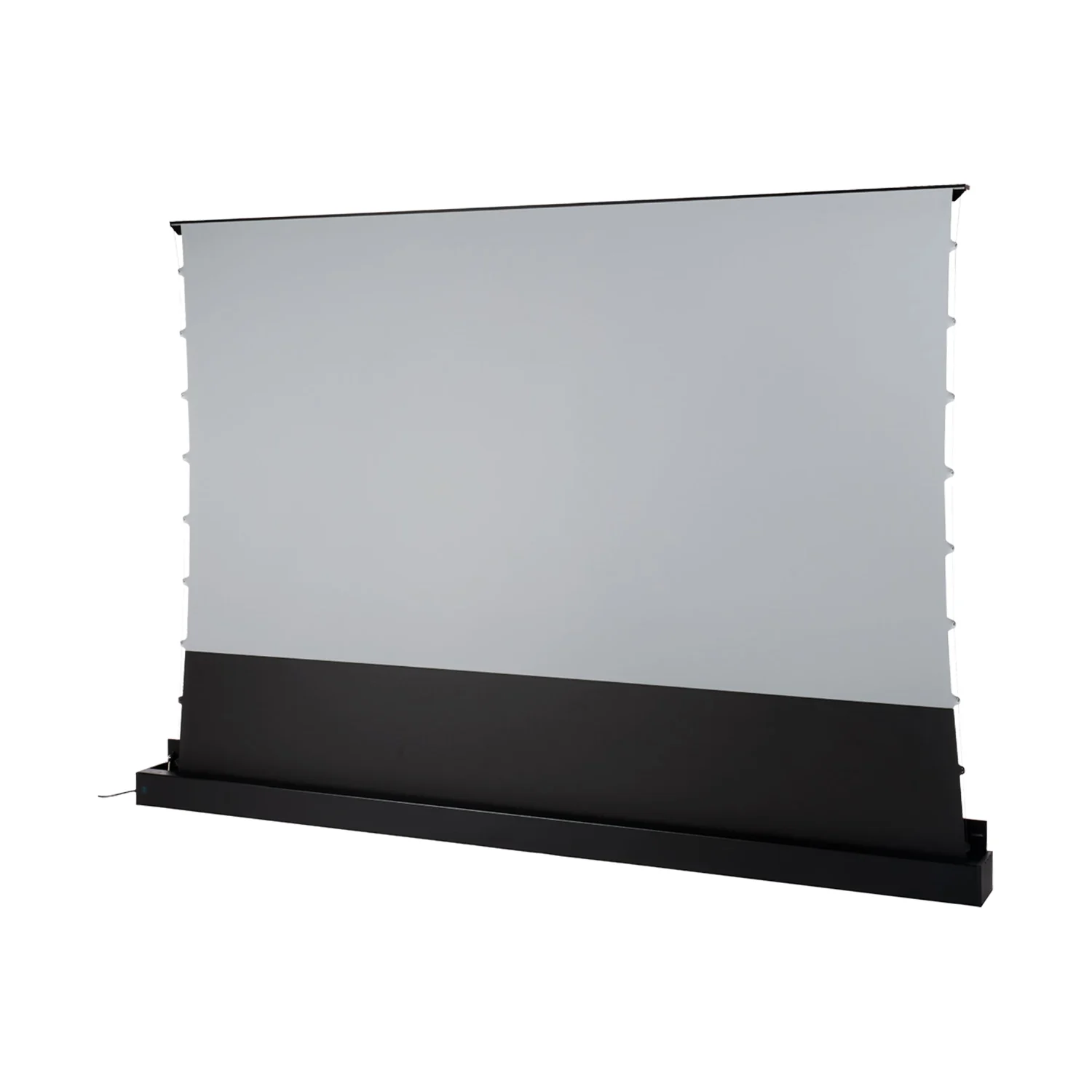 celexon HomeCinema Plus 120 Zoll in Schwarz, Ansicht von schräg vorn