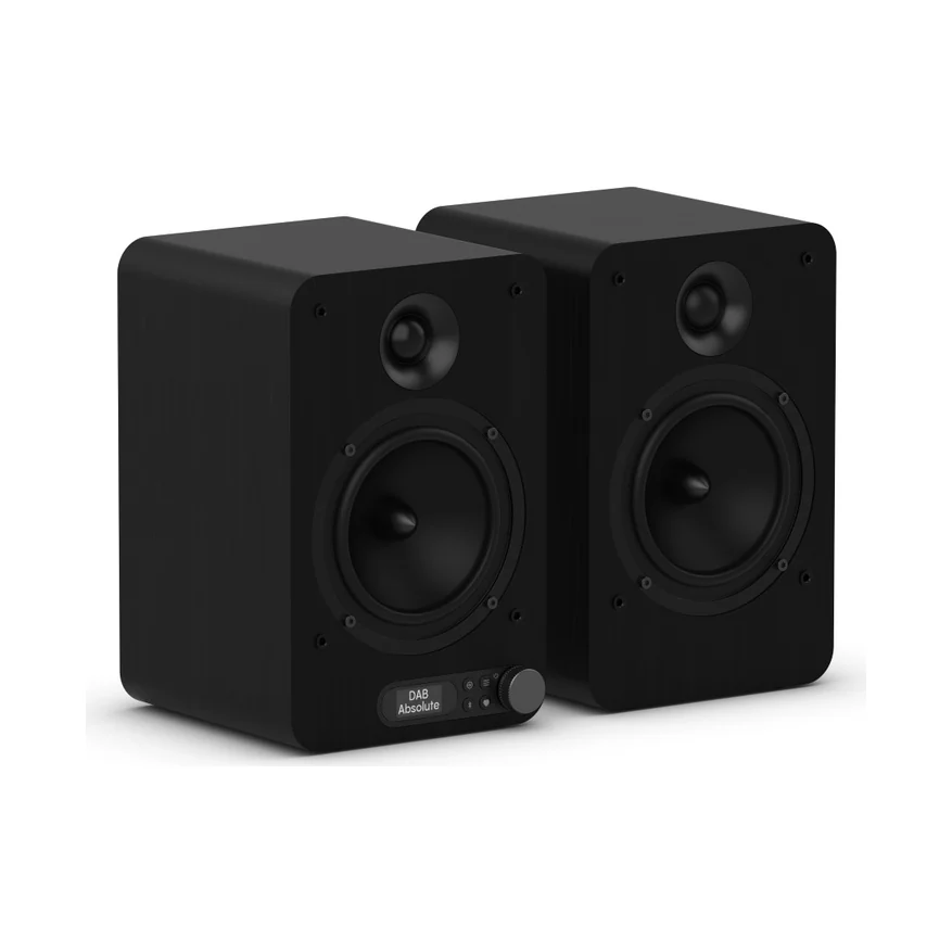 Pure Classic Active in Schwarz ohne Frontabdeckungen, Chassis sichtbar