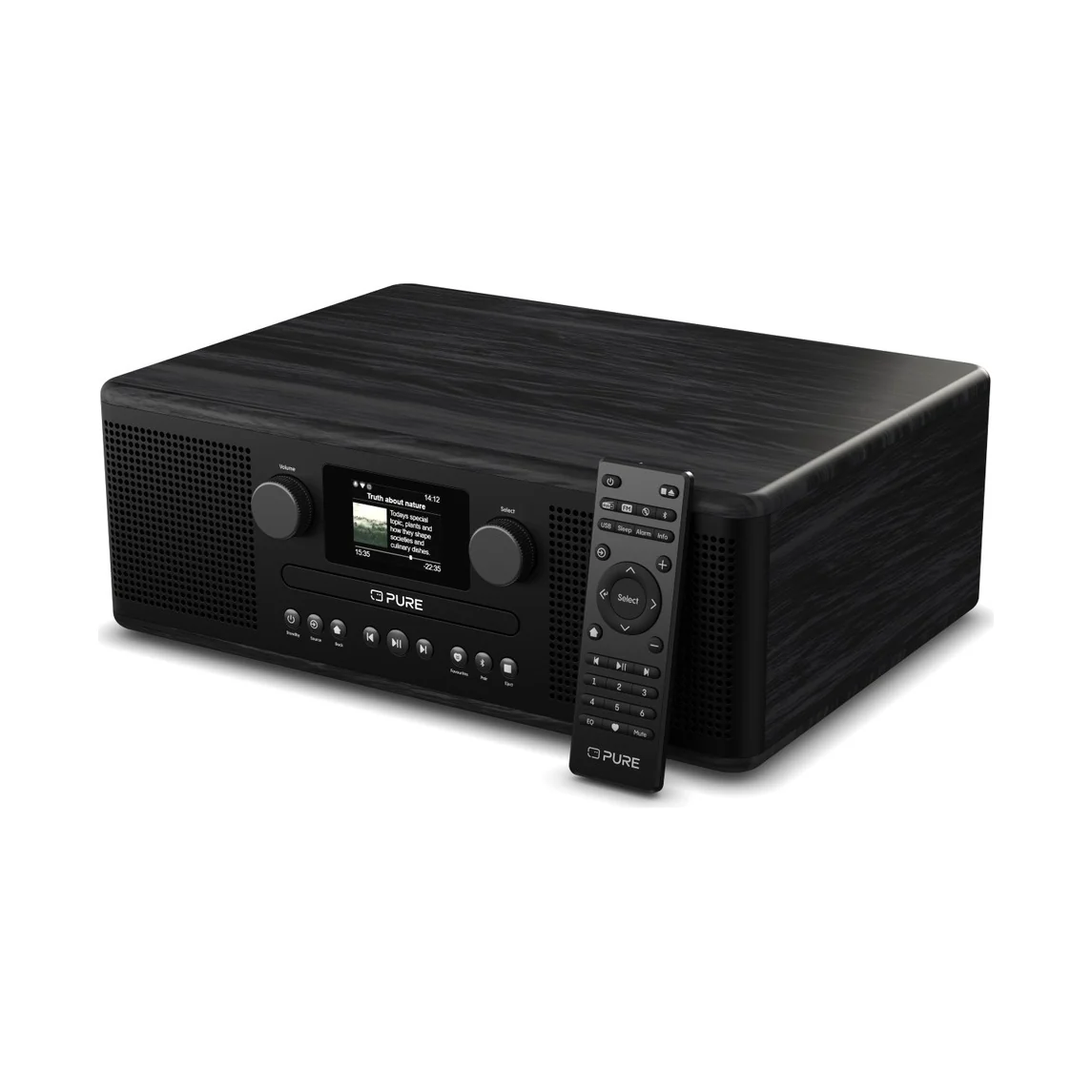 Pure Classic C-D6i in Black Ash mit Fernbedienung