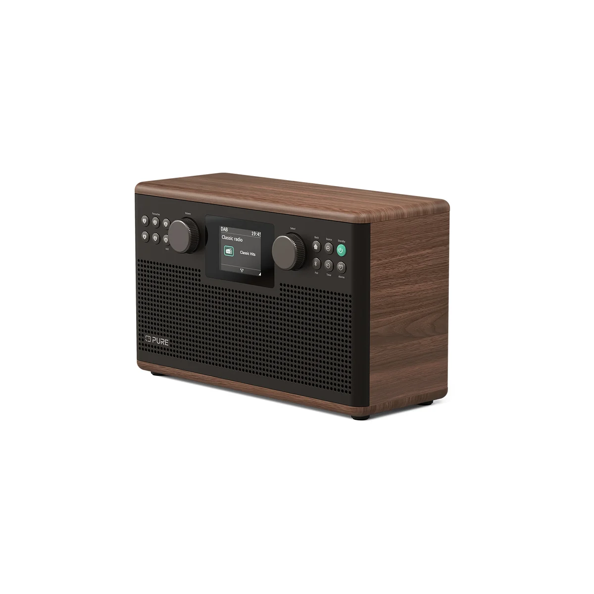 Pure Classic H6 in Braun/Walnuss, Ansicht von vorn