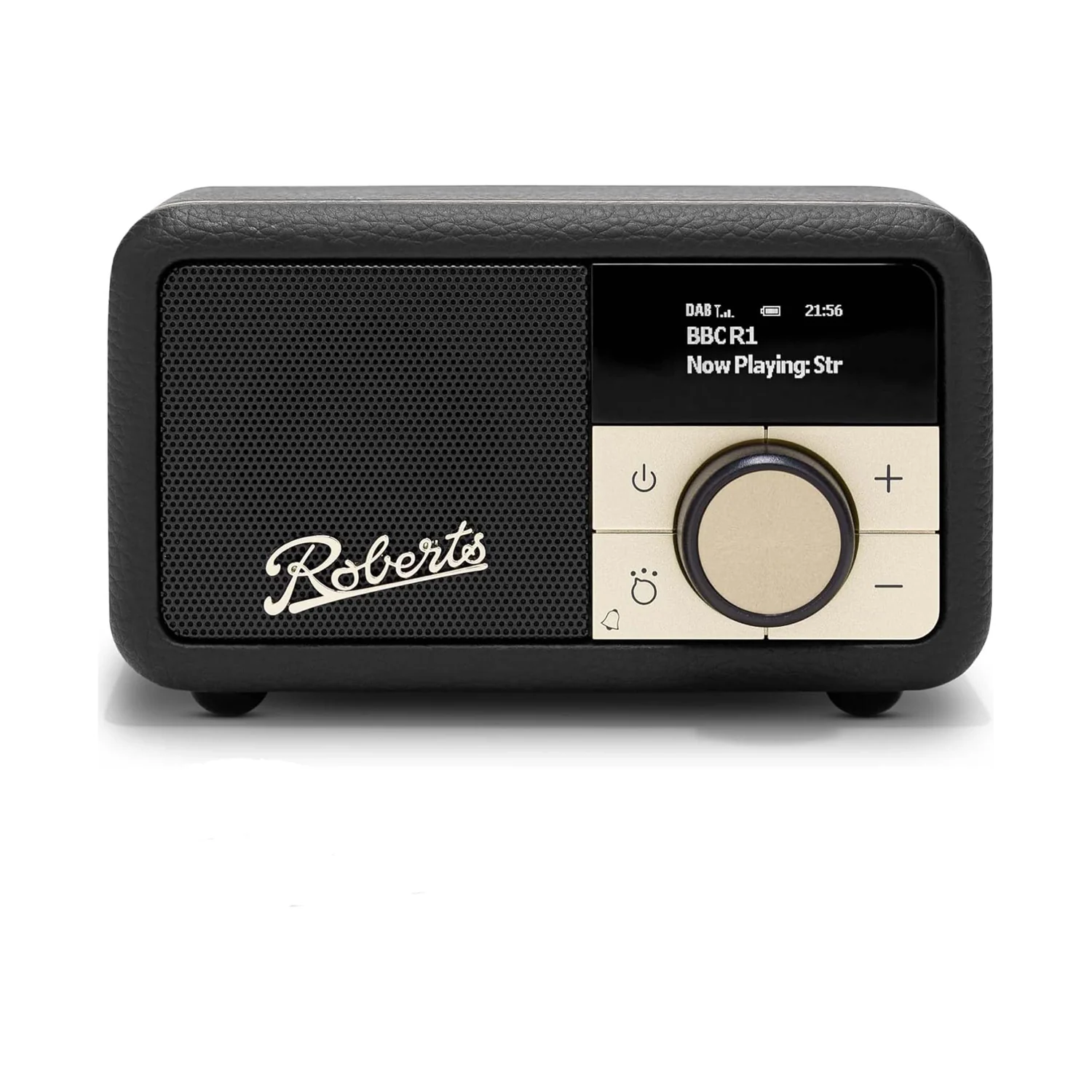 Roberts Revival Petite 2 in Schwarz, Frontansicht