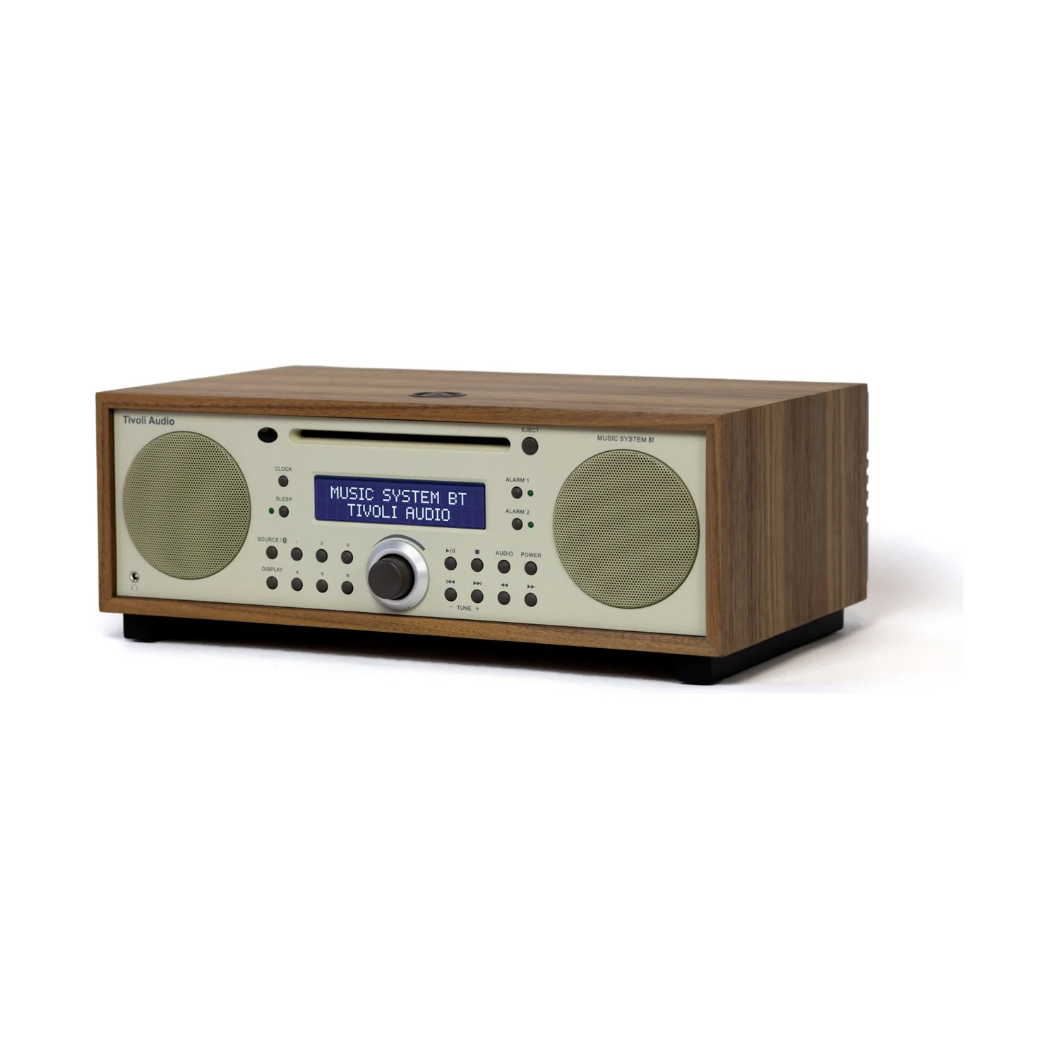 Tivoli Music System+ in Walnuss/Beige, Schraegansicht