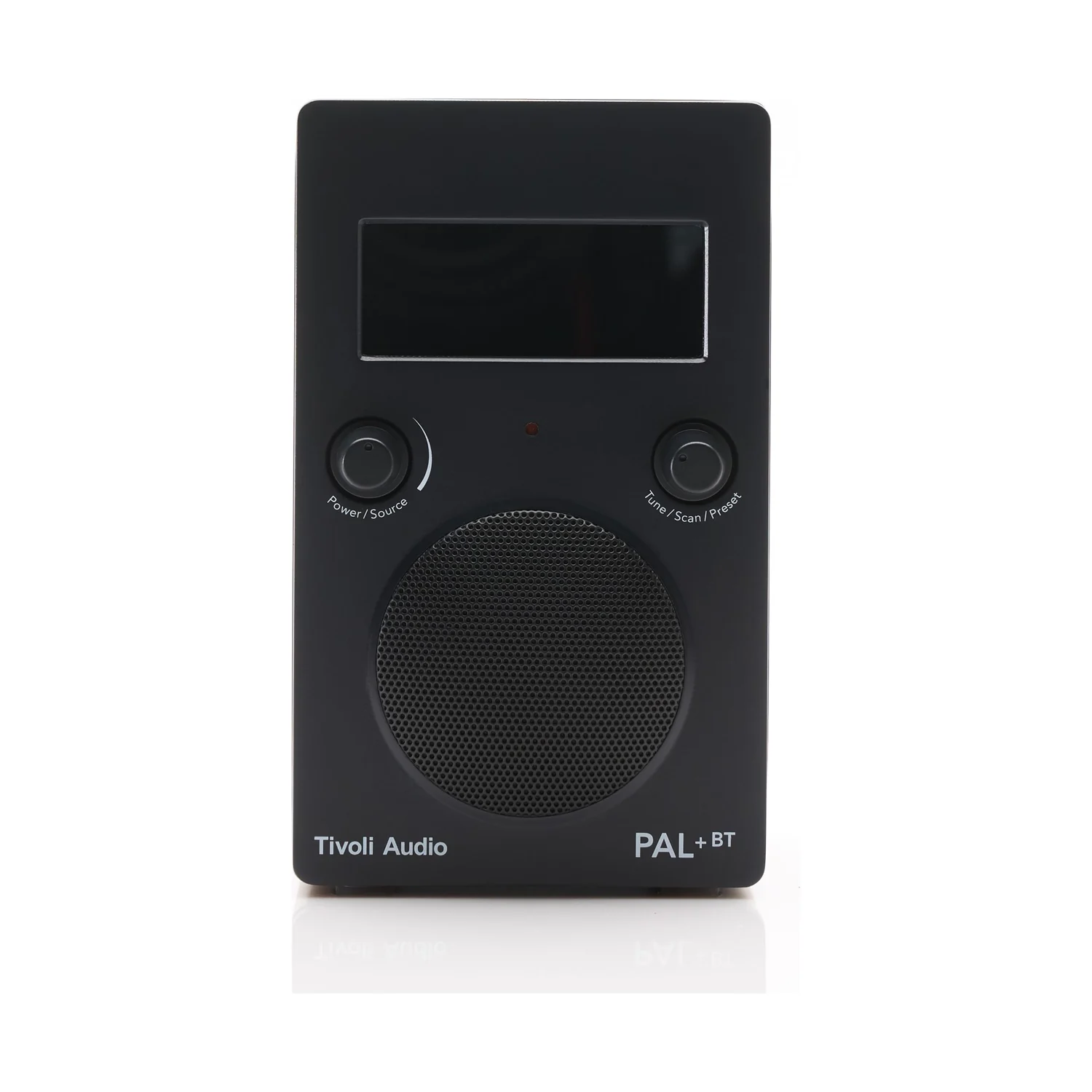 Tivoli PAL+ BT3 in Schwarz, Frontansicht