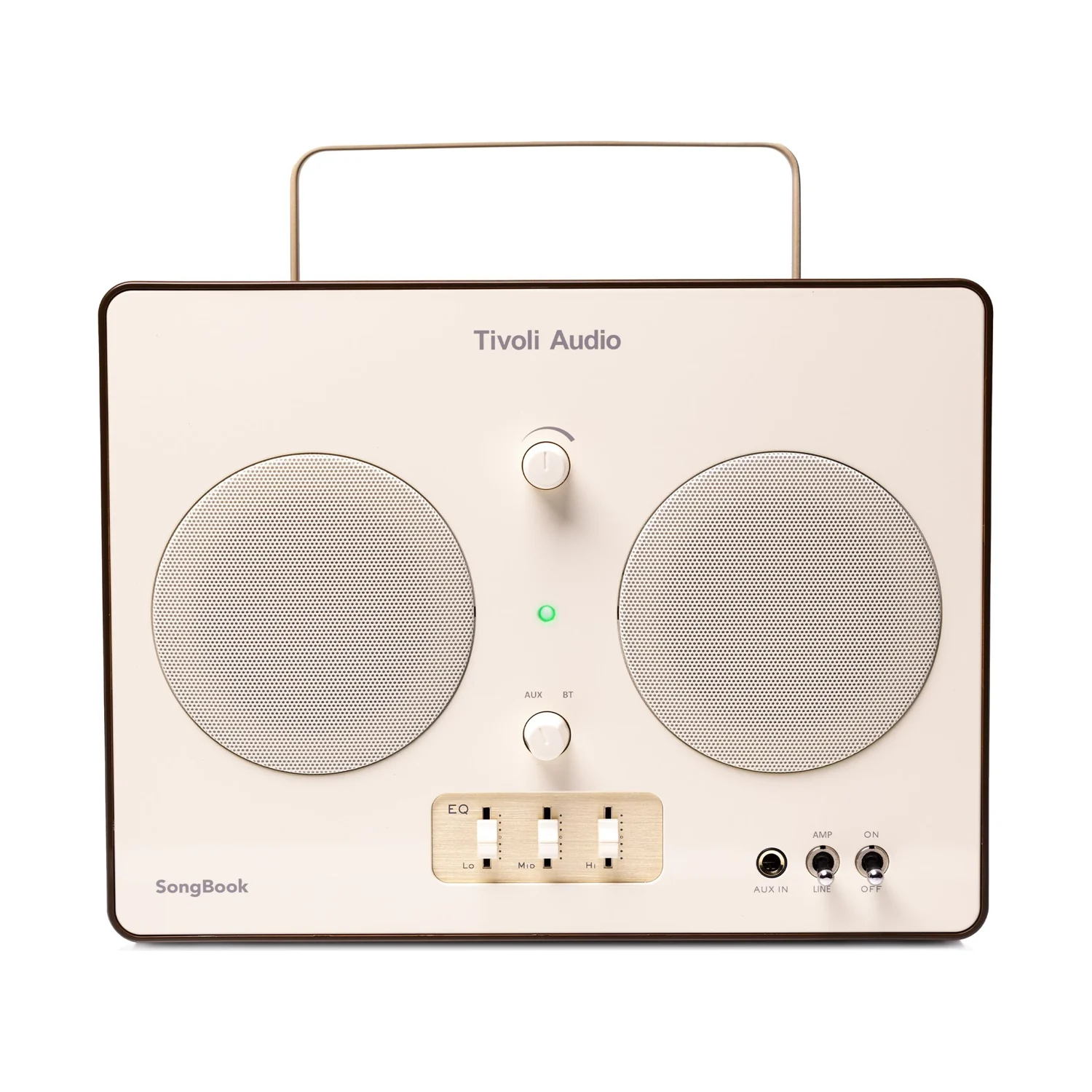 Tivoli SongBook in Creme/Braun, Frontansicht