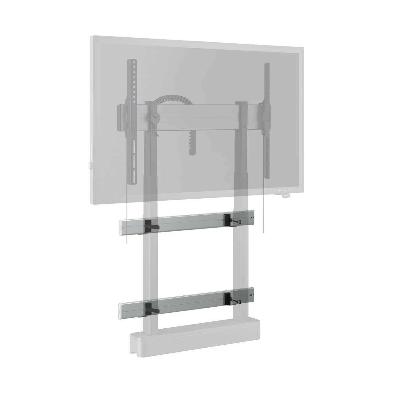 Vogel's RISE A164 Ständerwandadapter für RISE Display-Lifte, in der Anwendung am Display