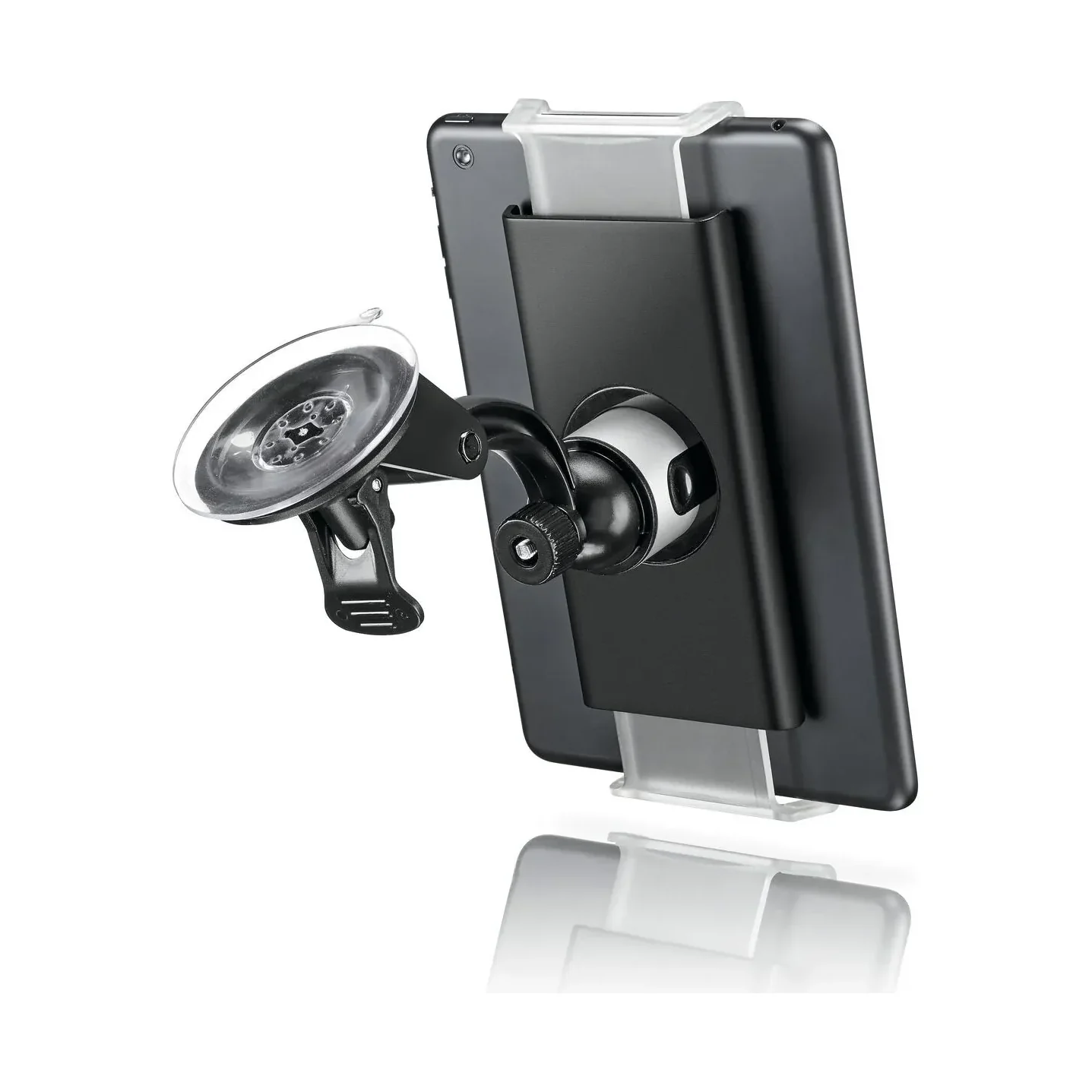 Vogel's TMS 1050 Tablet-Autohalterung mit Saugfuss und eingesetztem Tablet
