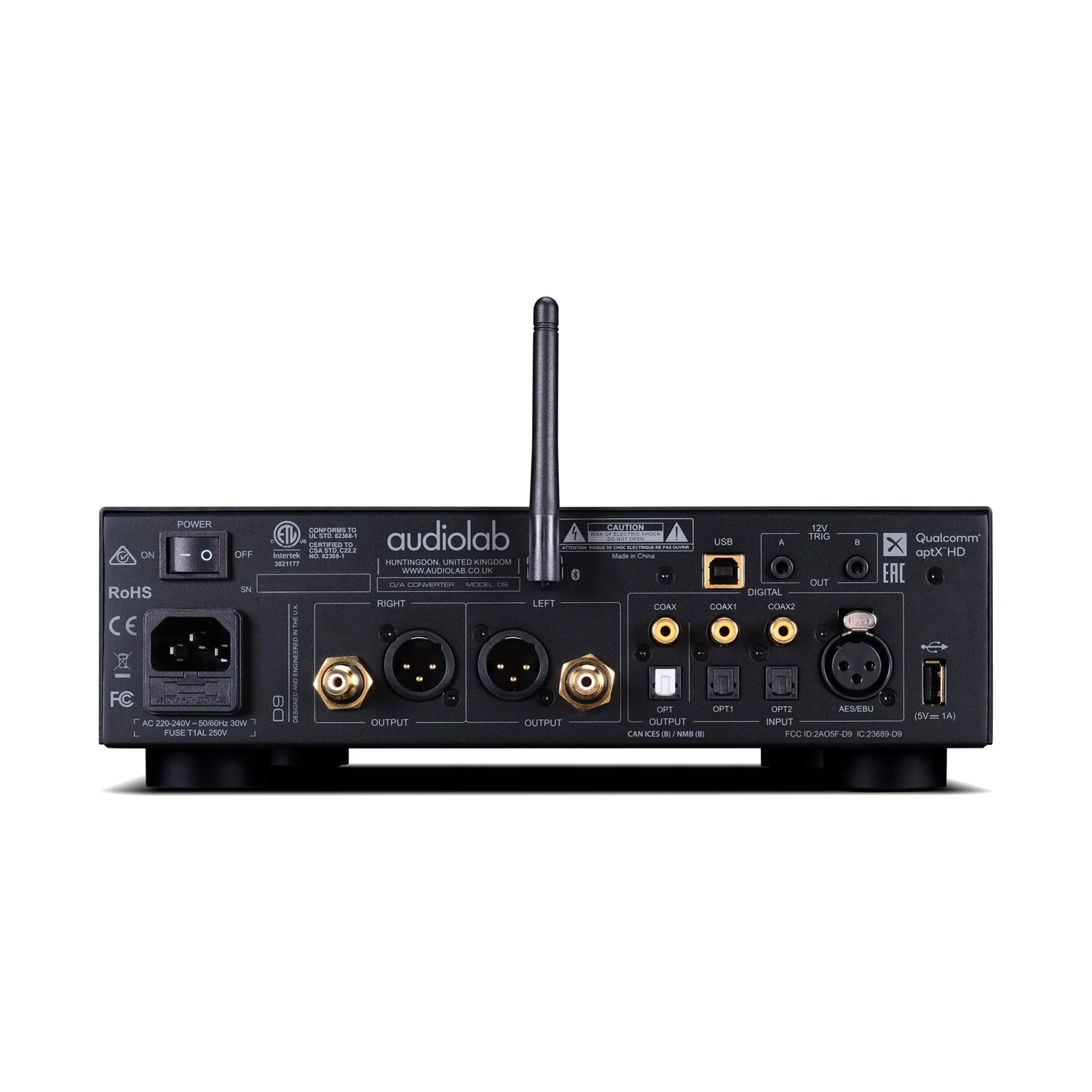 Audiolab D9 in Schwarz