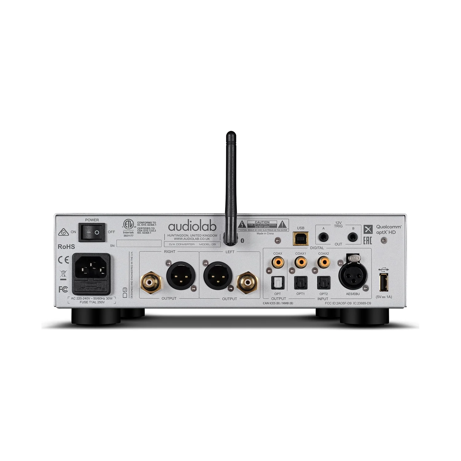 Audiolab D9 in Silber
