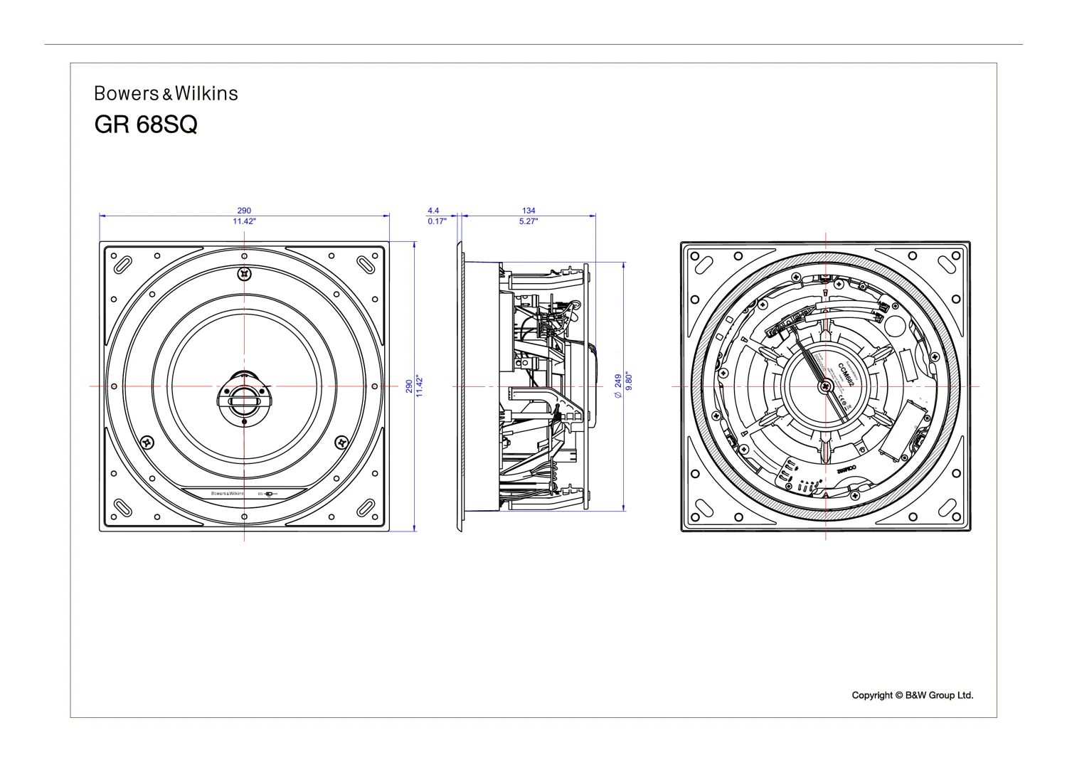 bowers wilkins gr 68sq 2