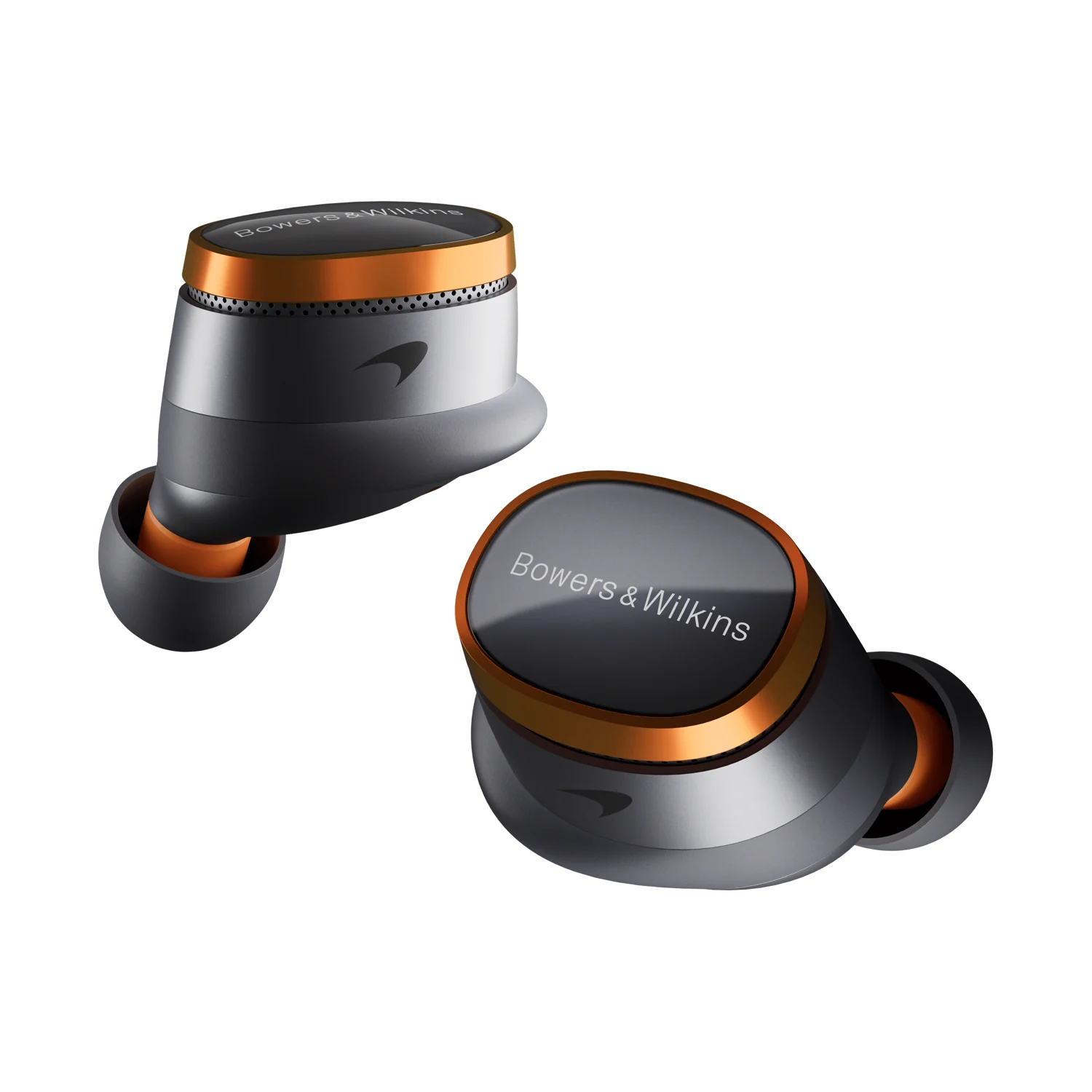 Bowers & Wilkins Pi8 McLaren Edition in Galvanic Grey/Papaya