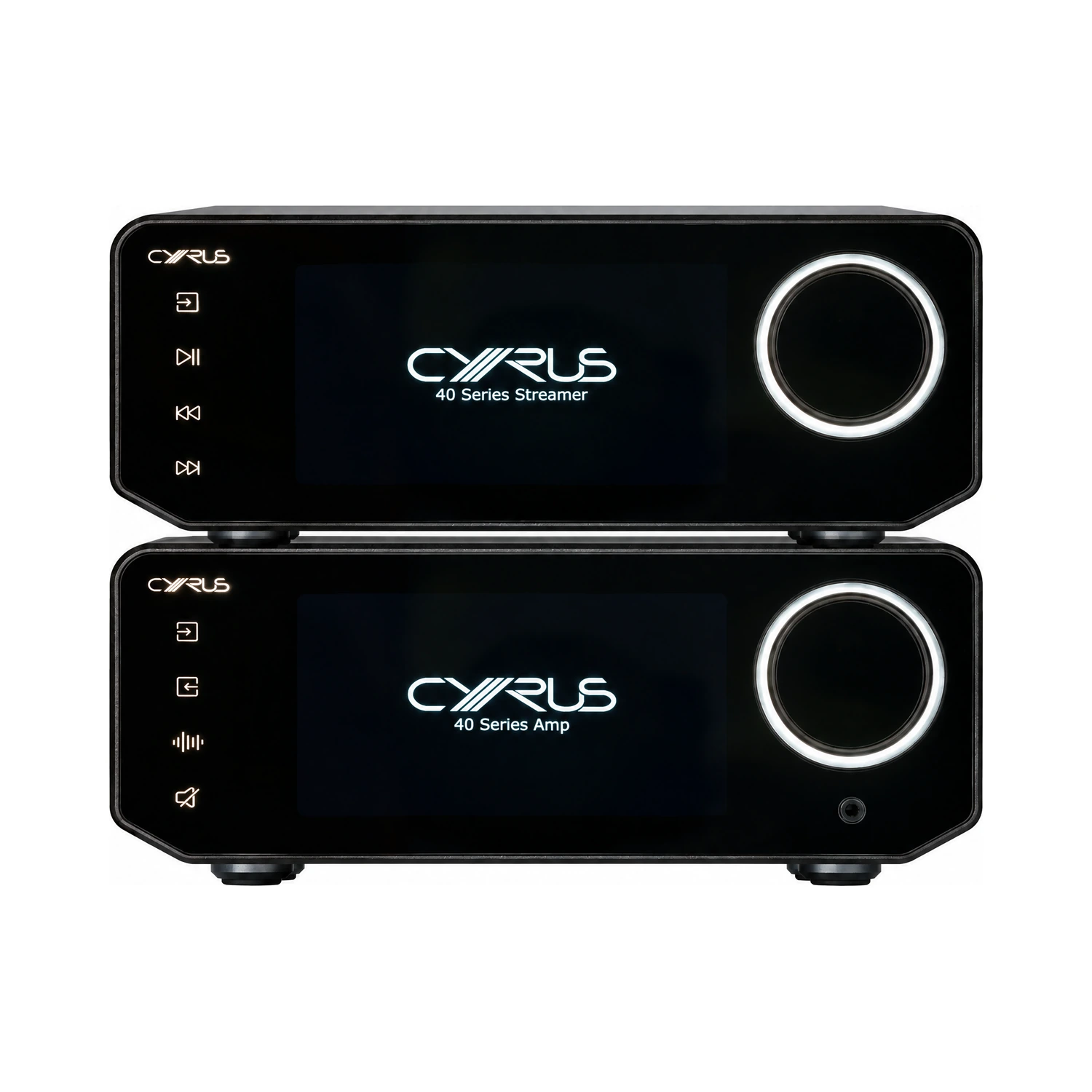 Cyrus SP 40: 40 ST über 40 AMP, als Anlage gestapelt