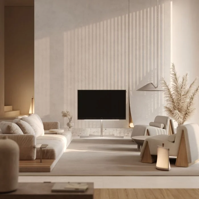 Loewe stellar 42 dr+ (Tizen), im Wohnraum
