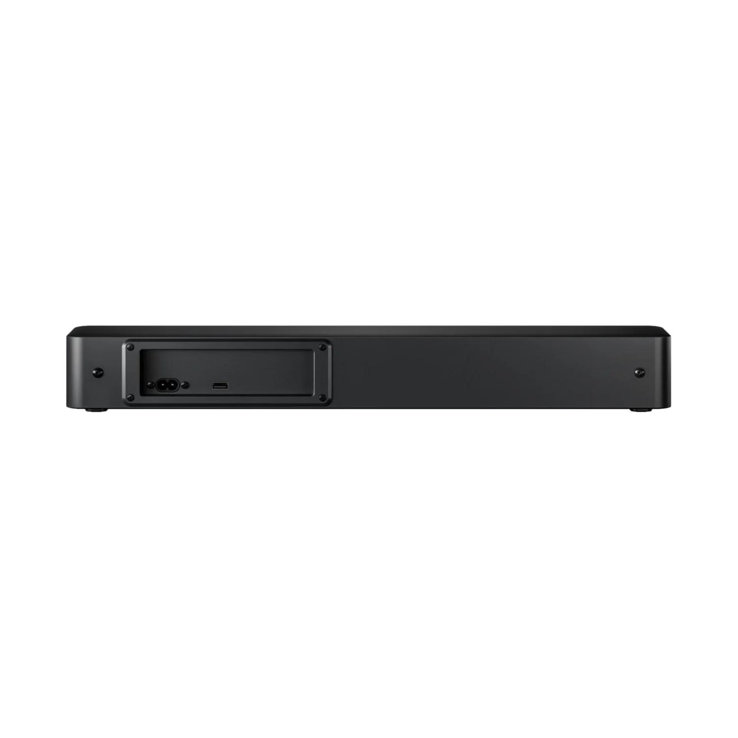 Loewe We. BOOST center speaker, Rückseite mit Anschlussfeld