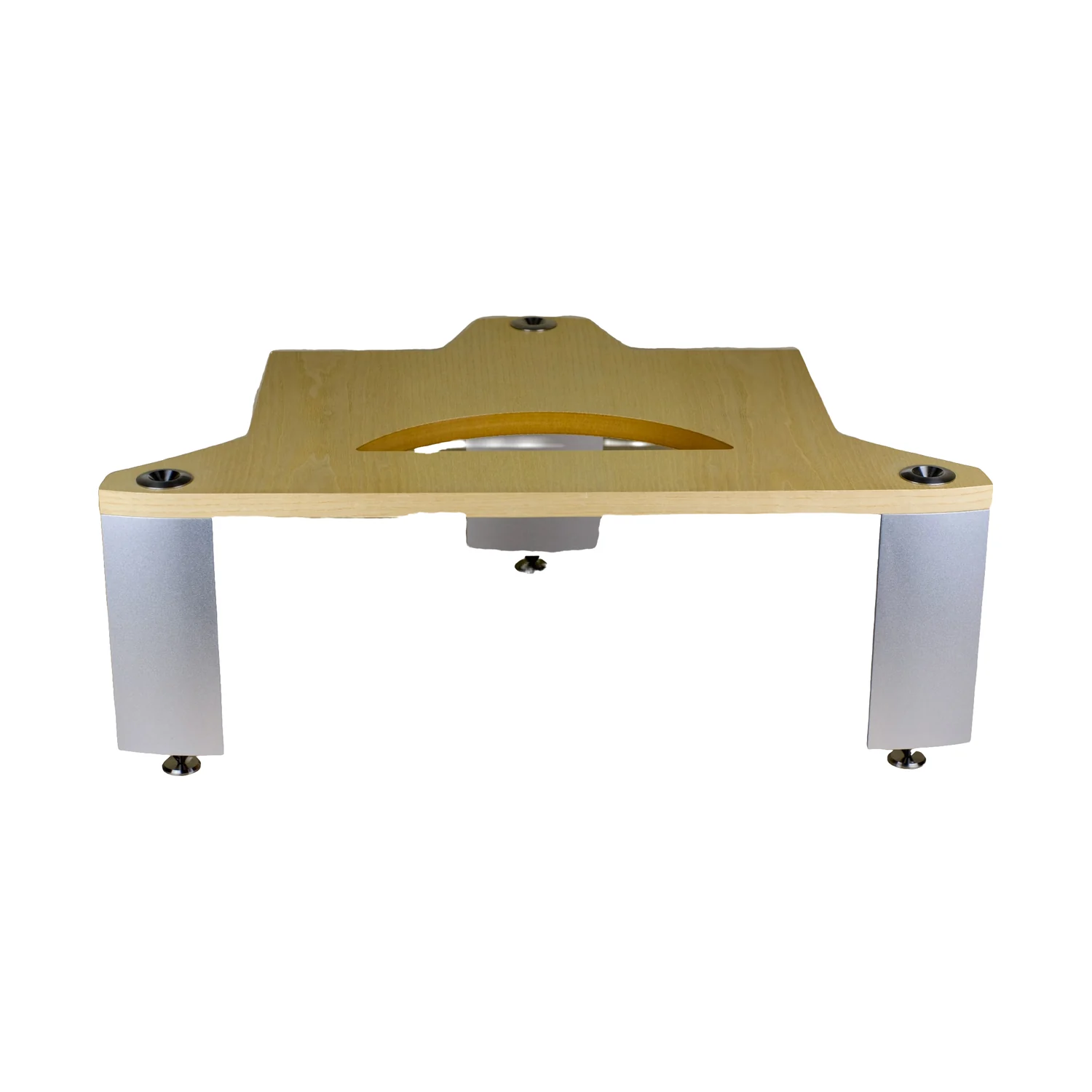 Naim FraimLite Ebene Medium in Esche mit silbernen Säulen