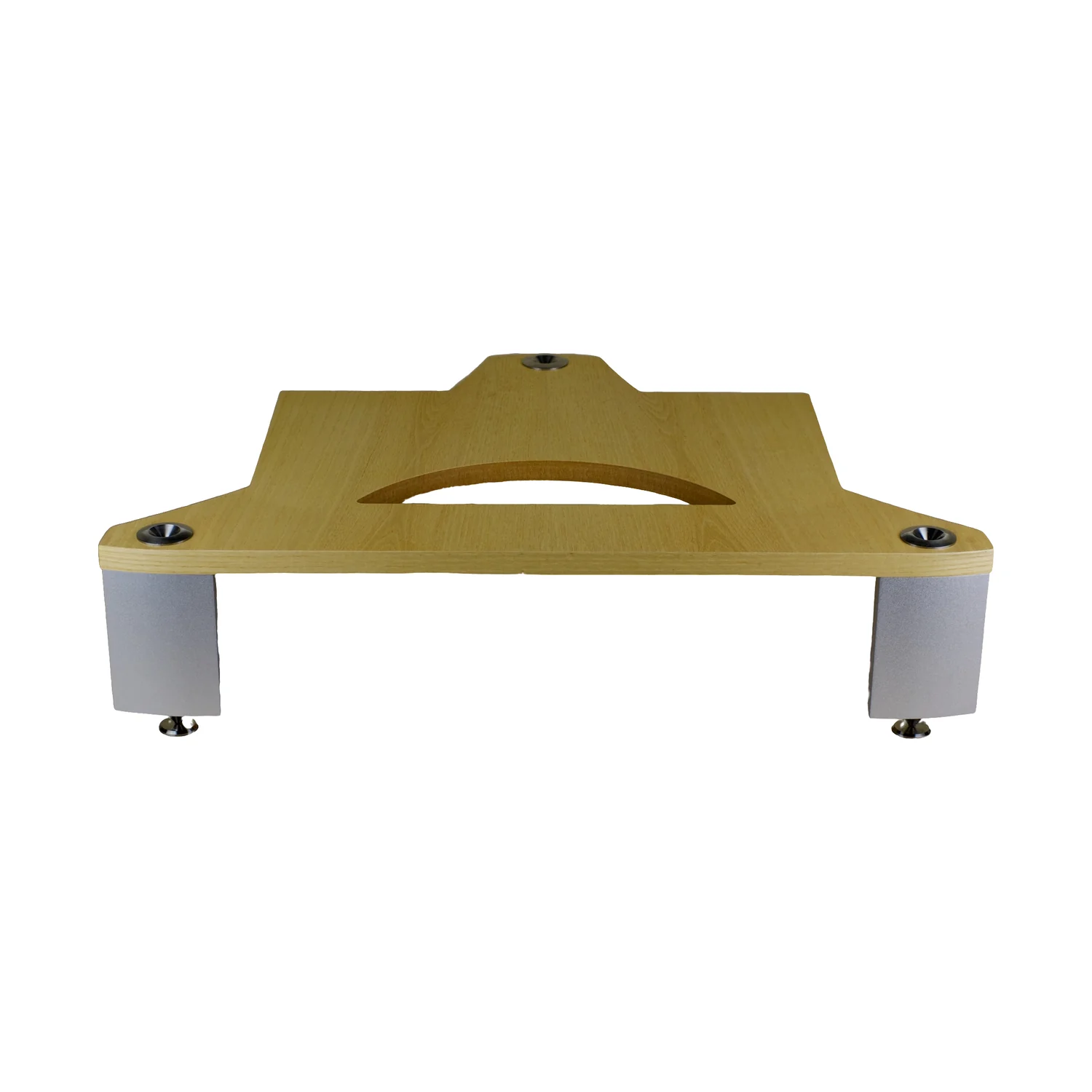 Naim FraimLite Ebene Standard in Esche mit silbernen Säulen