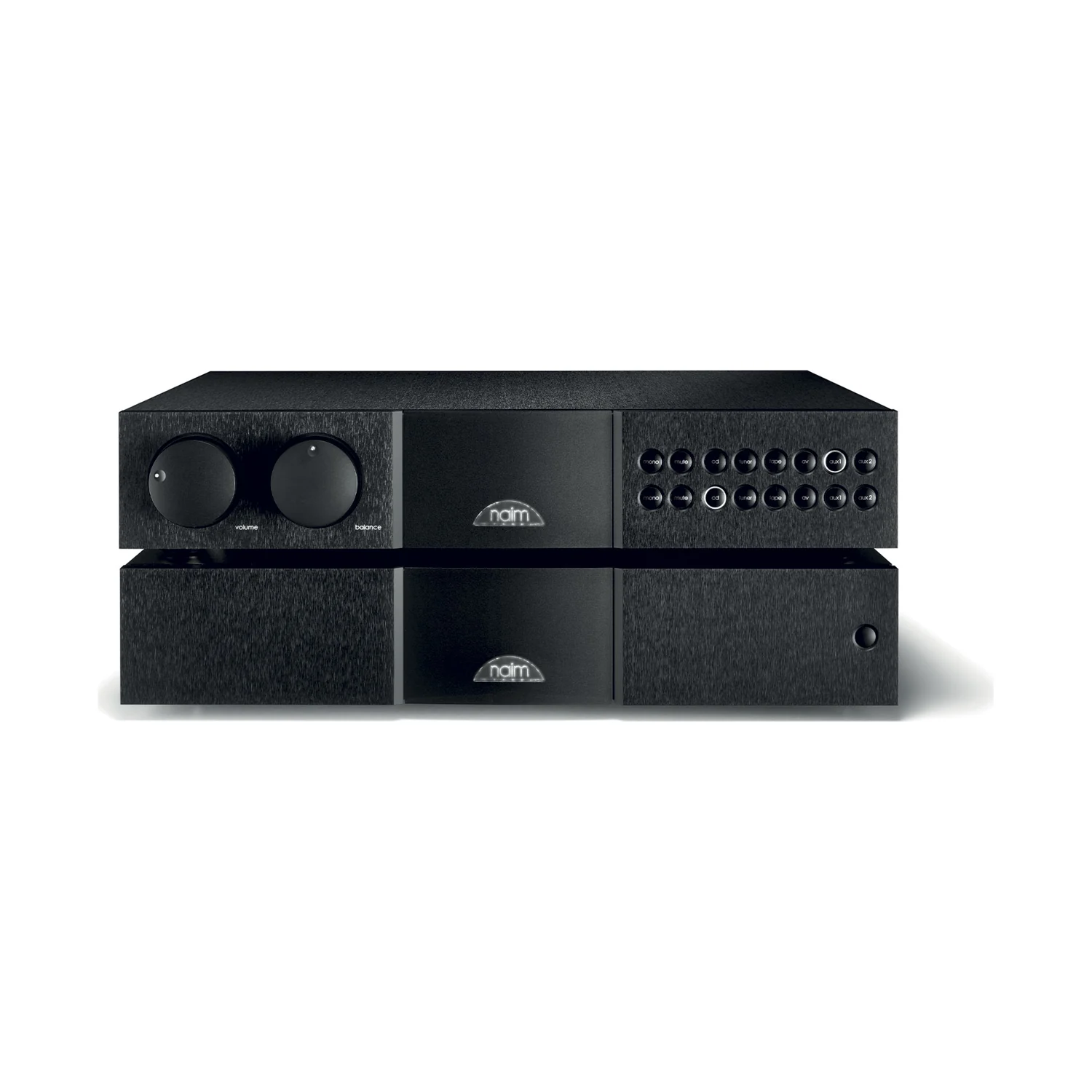 Naim NAC 552 mit Netzteil 552 PS, beide Gehäuse von vorn