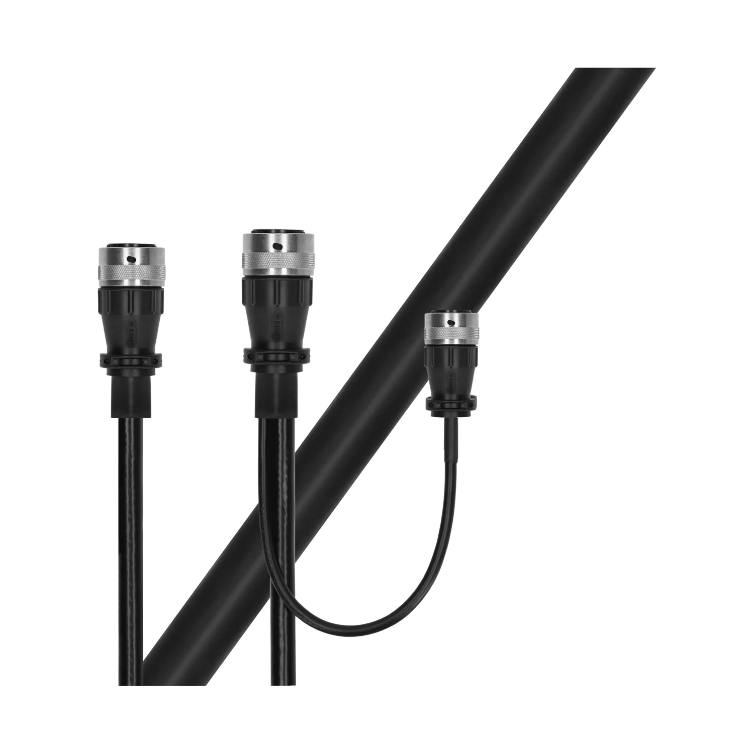 Naim New Classic Burndy Kabel vom Netzteil XPS DR zum NSC 222, am Geraeteende zweifach aufgeteilt