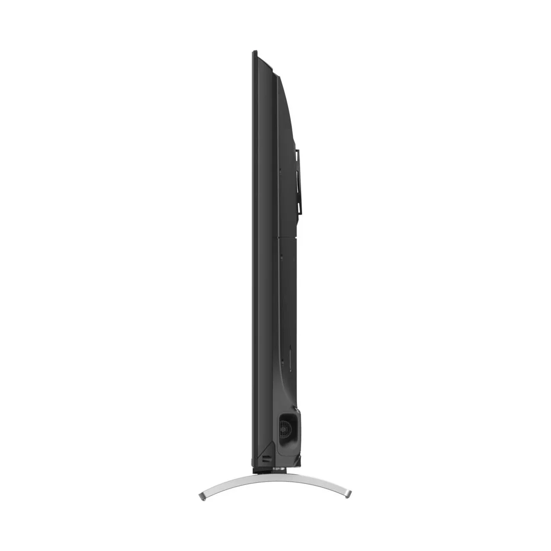 Panasonic W97C 65 Zoll QD-Mini-LED-Fernseher in Silber, Seitenansicht