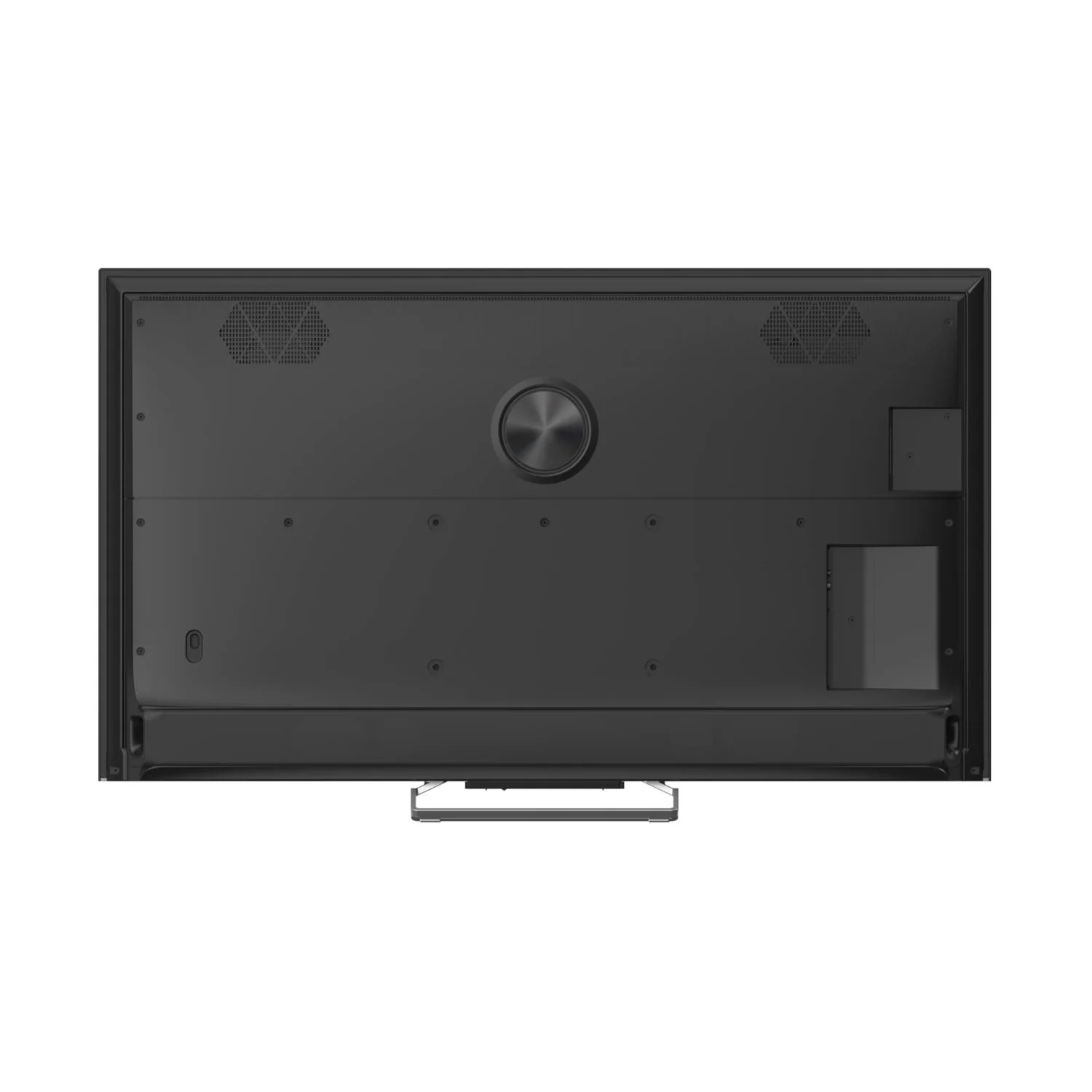 Panasonic W97C 65 Zoll QD-Mini-LED-Fernseher in Silber, Rückansicht